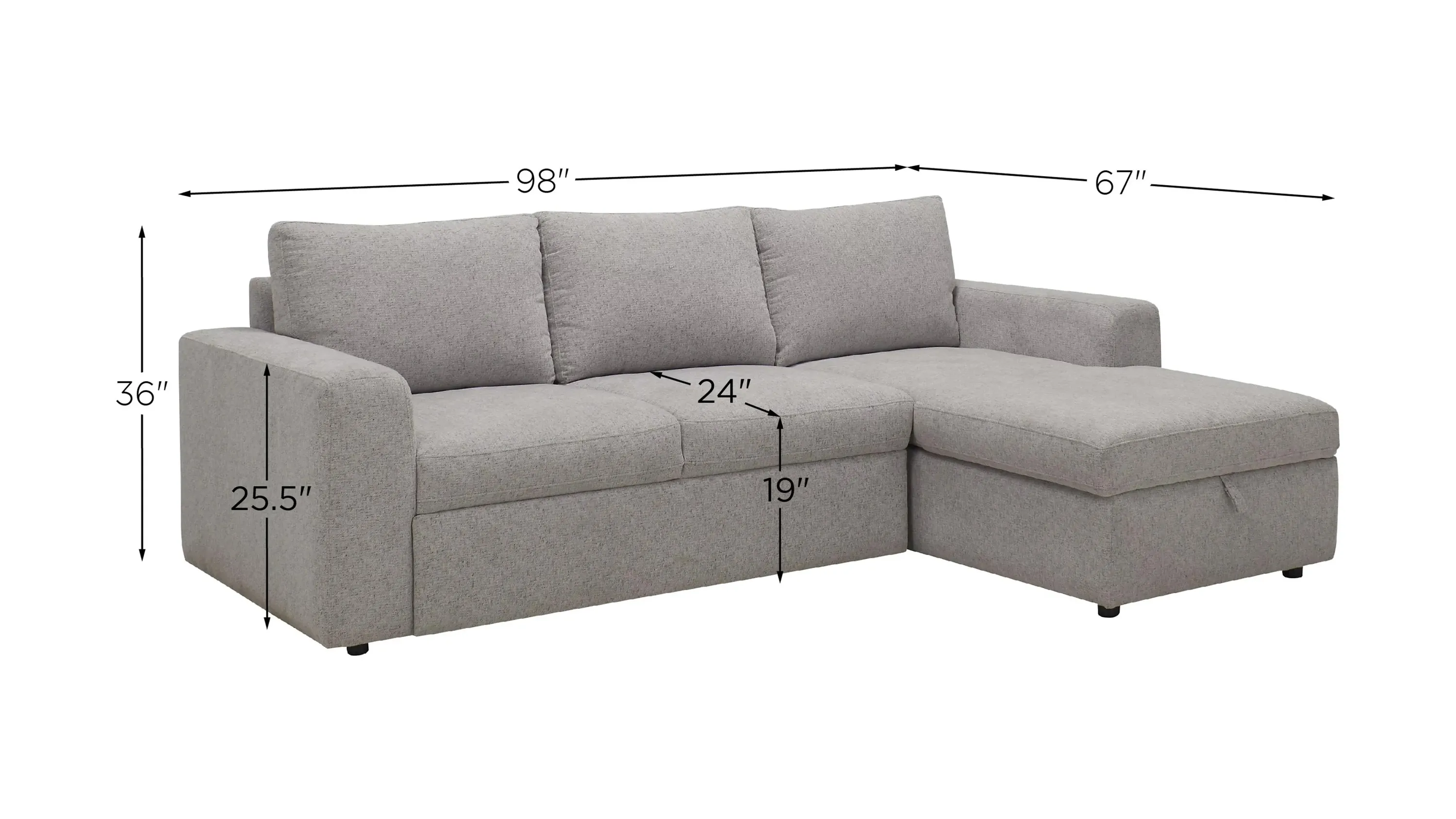 Barry 2-pc. Sofa Chaise | Raymour & Flanigan