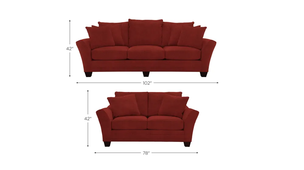 Briarwood Living Room Set Dimensions