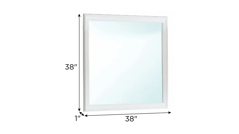 Rossie Bedroom Dresser Mirror Dimensions