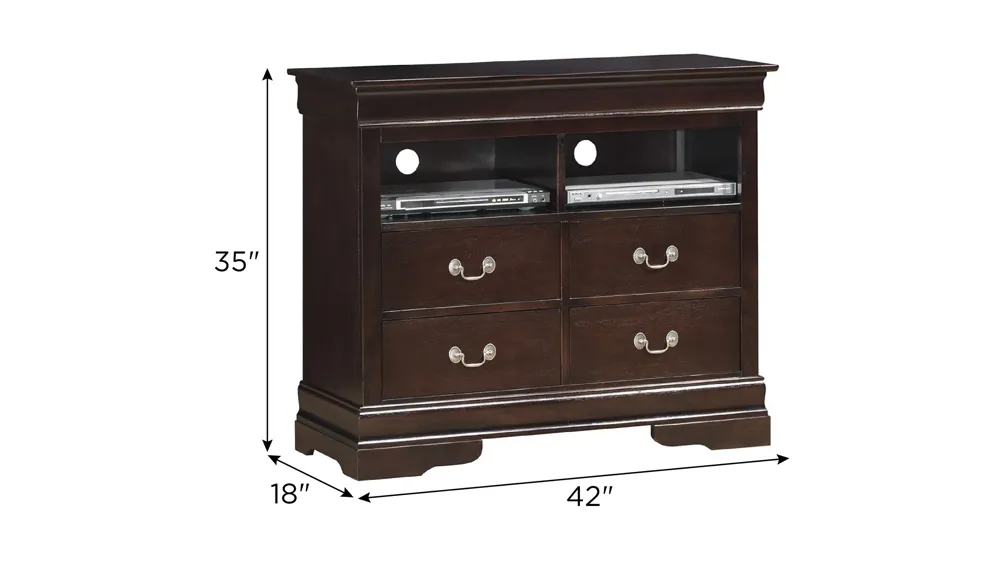 Rossie Media Chest Dimensions