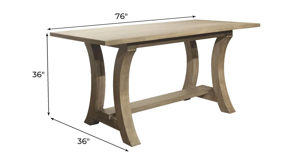 Torrin Counter-Height Dining Table Dimensions