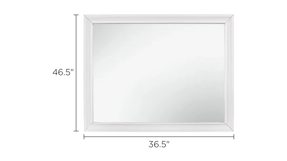 Griggs Bedroom Dresser Mirror Dimensions