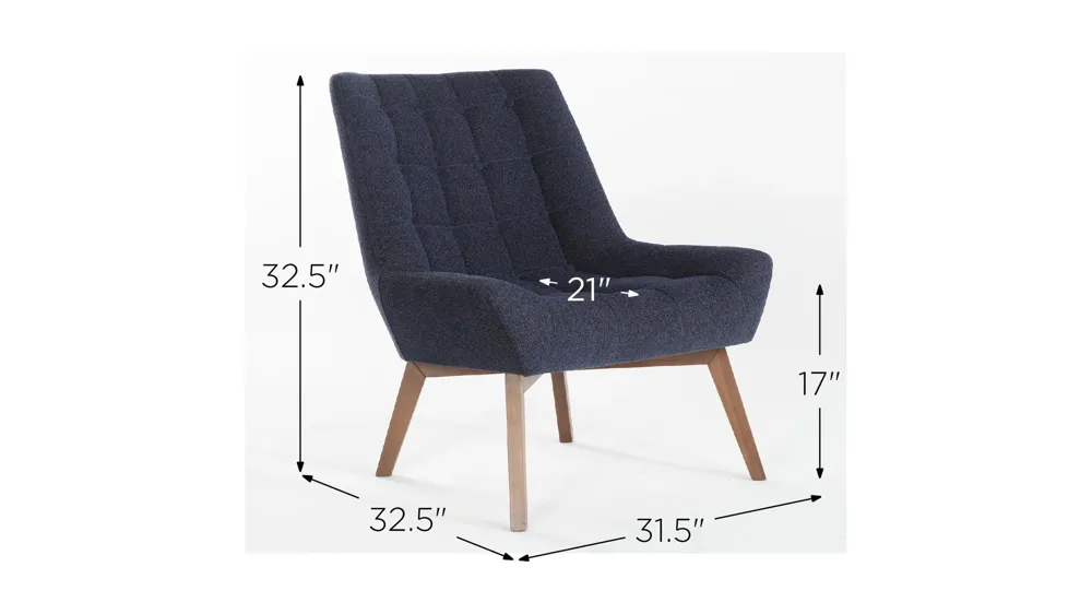 Revere Accent Chair Dimensions