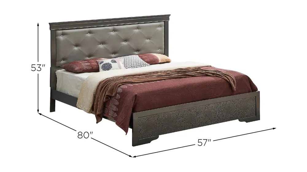 Lorana Full Bed Dimensions