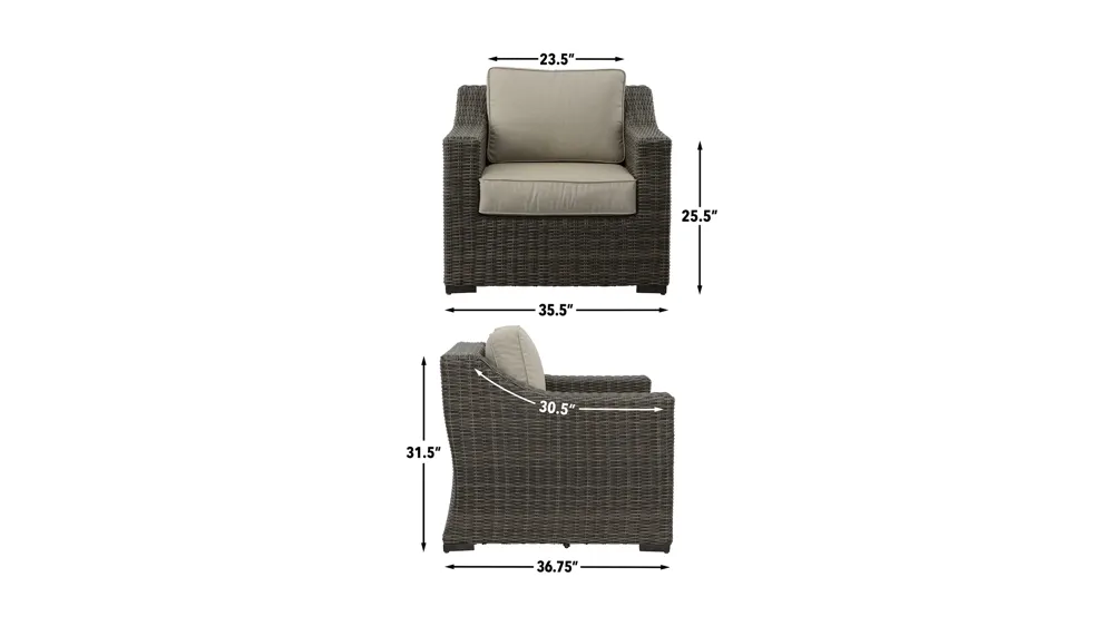 Jones Outdoor Chair Dimensions