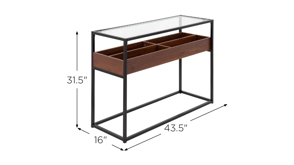Displar Console Table Dimensions
