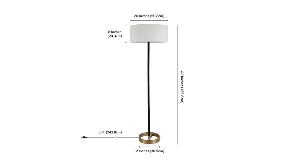 Renata Floor Lamp Dimensions