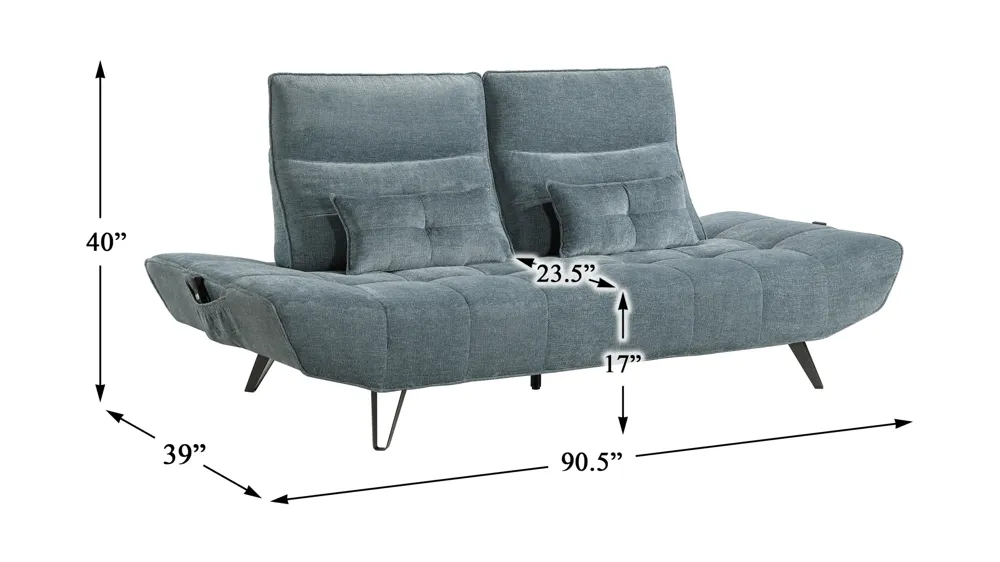 Kaylene Power Sofa Dimensions