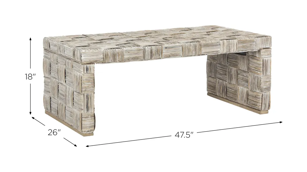 Cristina Rattan Coffee Table Dimensions