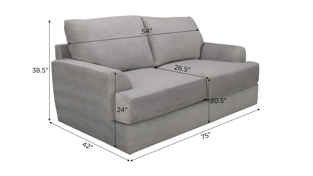 Joel Loveseat Dimensions