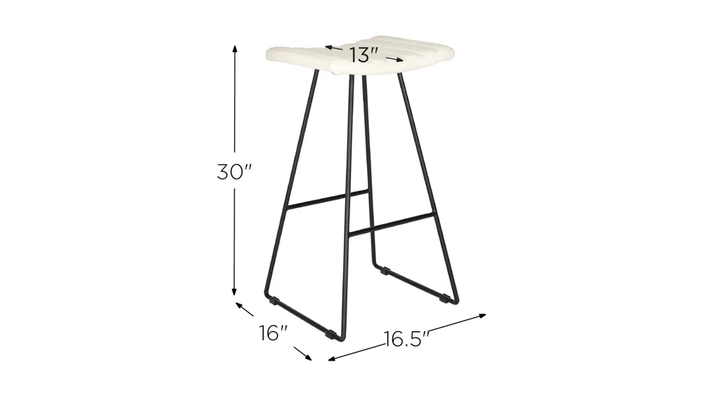 Roy Bar Stool - Set of 2 Dimensions