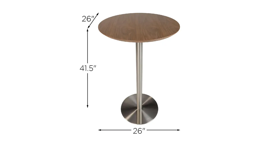 Cookie 26" Bar Table Dimensions