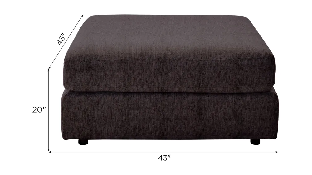 Durango Bumper Ottoman Dimensions