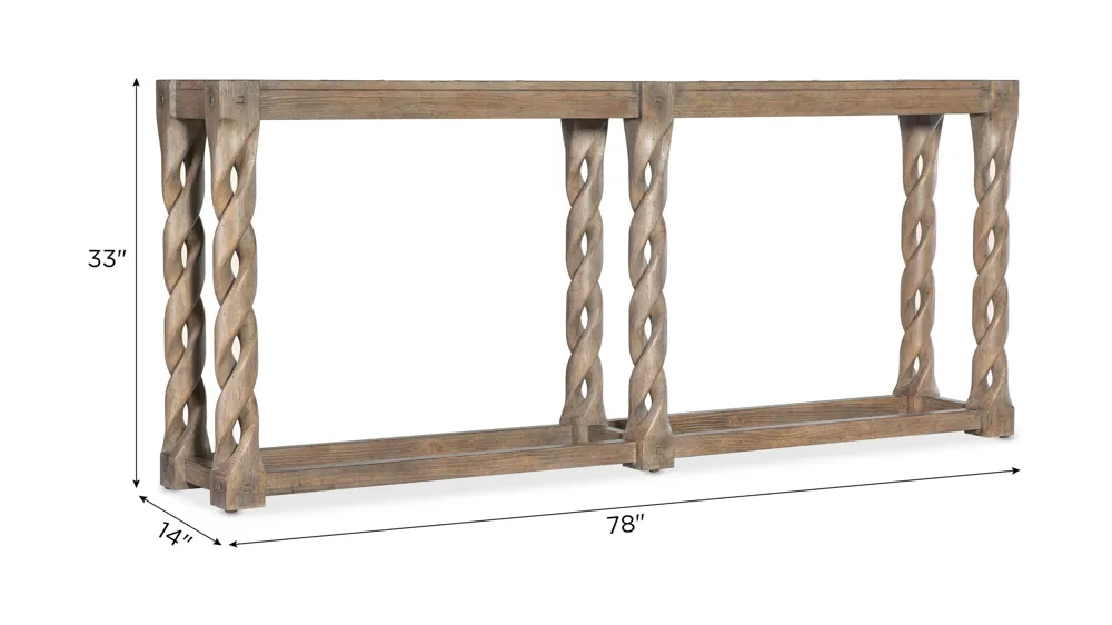 Commerce & Market Jack O'bein Long Skinny Console Dimensions