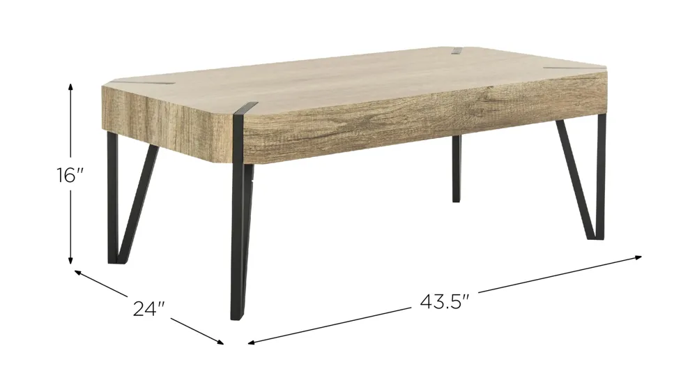 Amos Coffee Table Dimensions