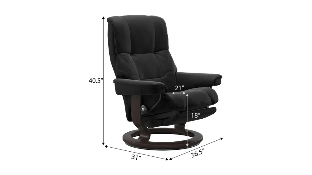 Mayfair Large Classic Power Recliner Dimensions