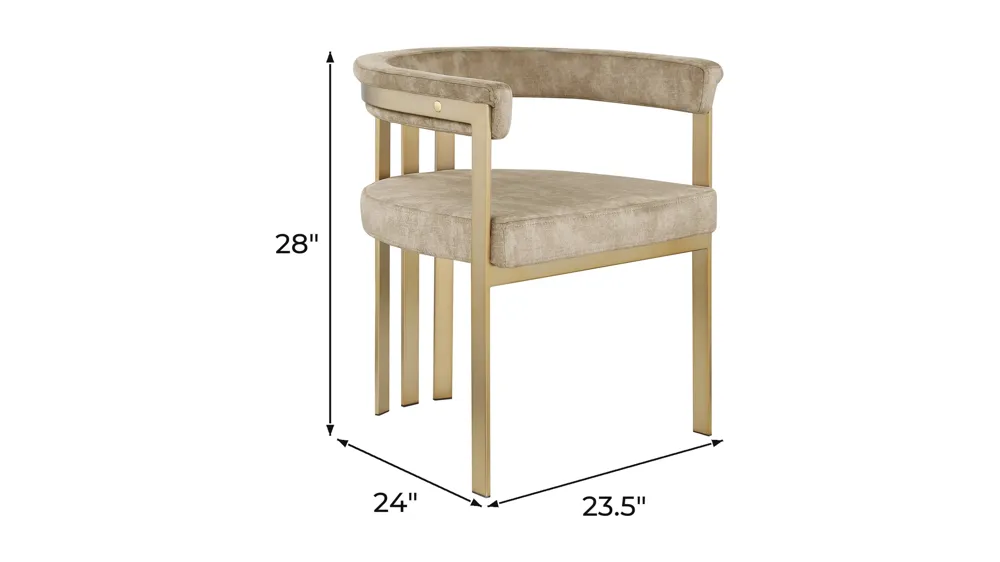 Marcello Dining Chair - Set of 2 Dimensions