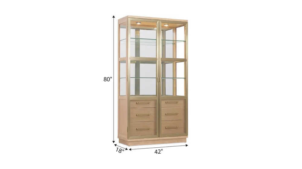 Banyon Bay Display Cabinet Dimensions