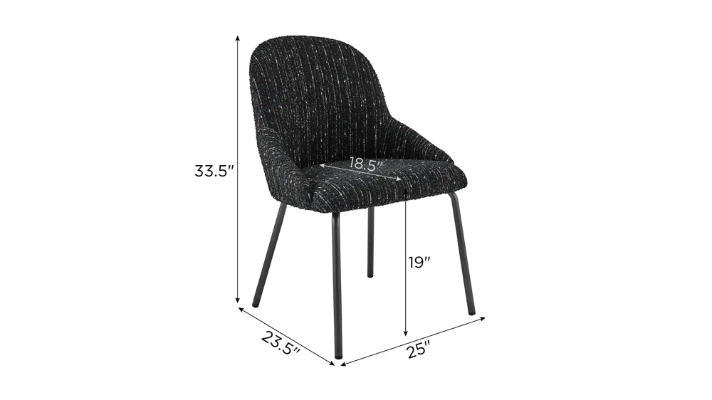 Katrisa Side Chair - Set of 2 Dimensions