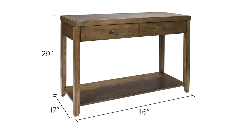 Mitchell Rectangular Sofa Table Dimensions
