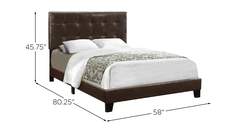 Monarch Specialties Full Bed Dimensions