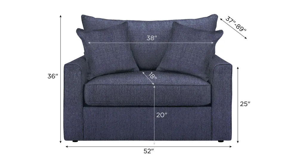 Trayce Chenille Twin Sleeper Chair Dimensions