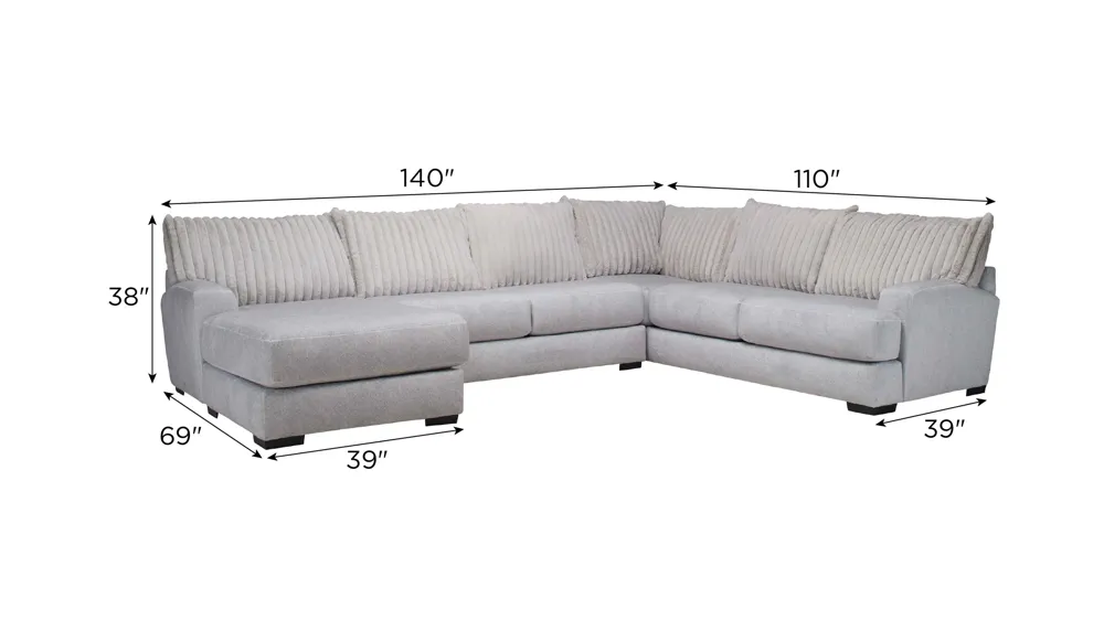 Mondo 3-pc. Sectional