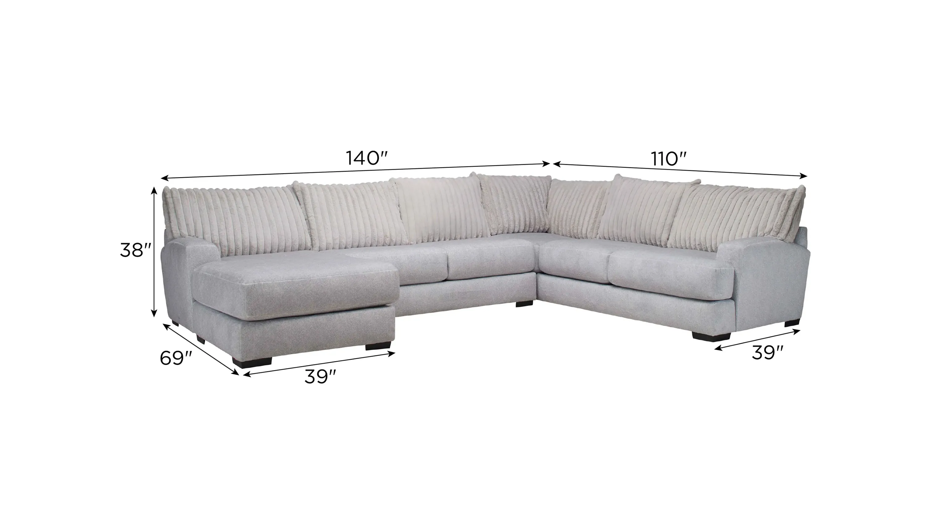 Mondo 3-pc. Sectional | Raymour & Flanigan