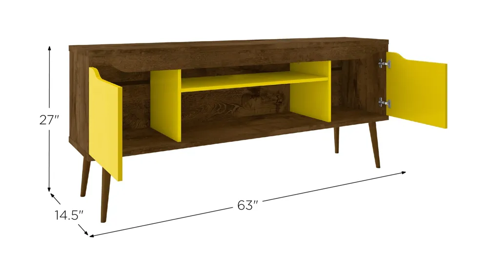 Bradley 62" TV Stand Dimensions