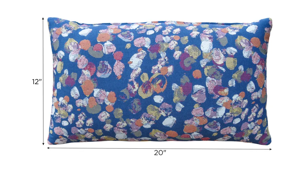 Kimberly Ann Designs Lumbar Pillow - Set of 2 Dimensions