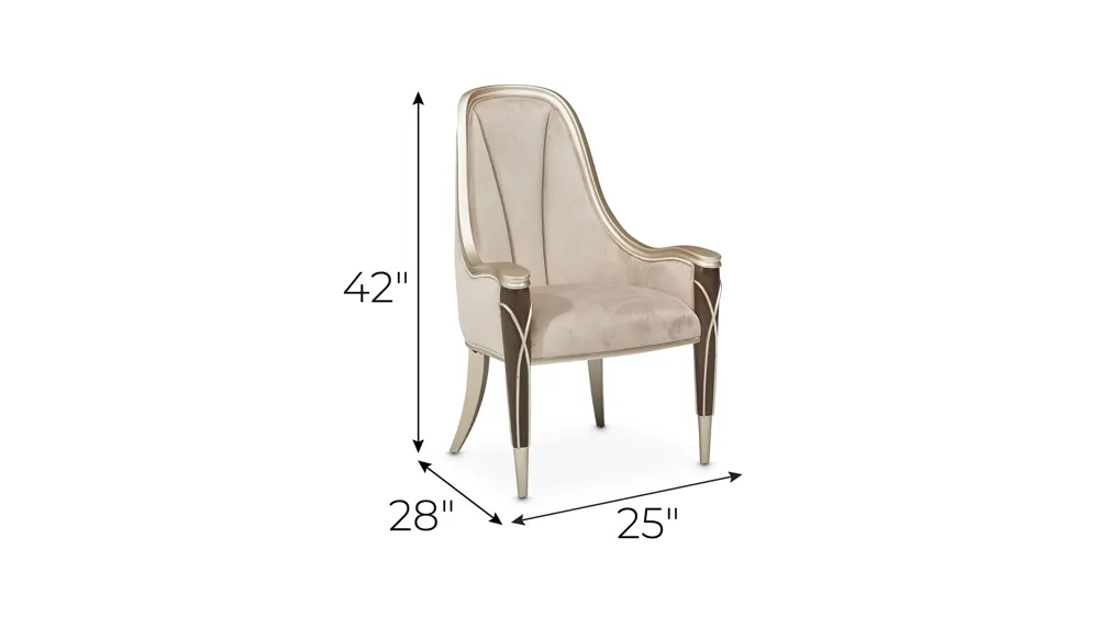 Villa Cherie Arm Chair Dimensions