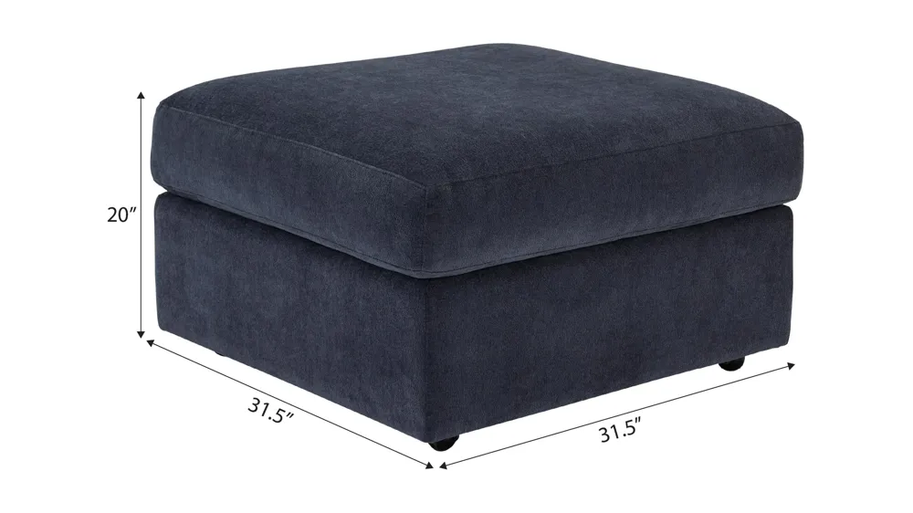 ModularOne Storage Ottoman Dimensions