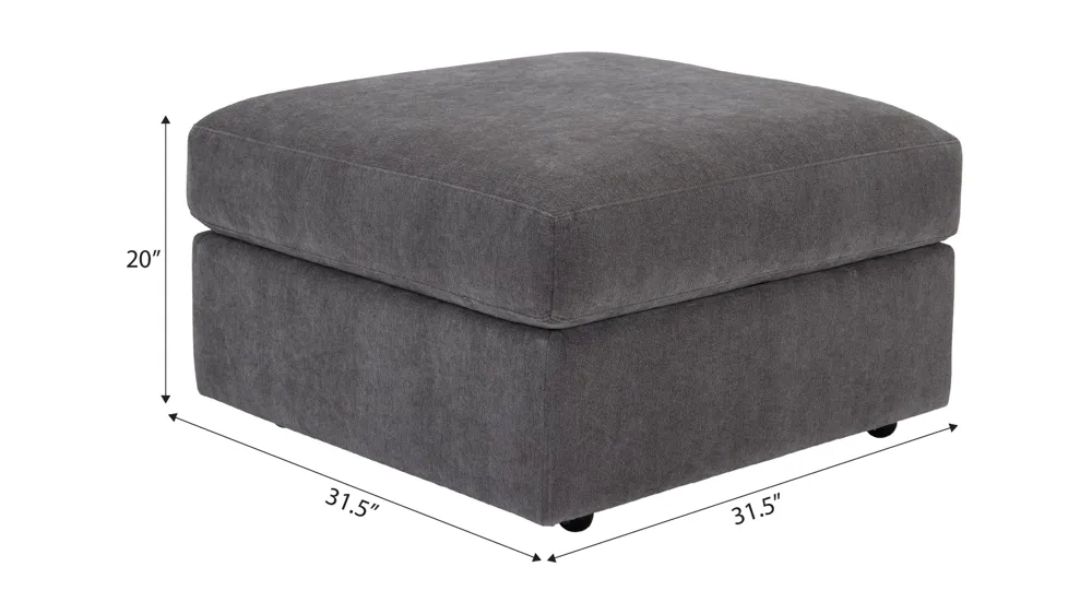 ModularOne Storage Ottoman Dimensions