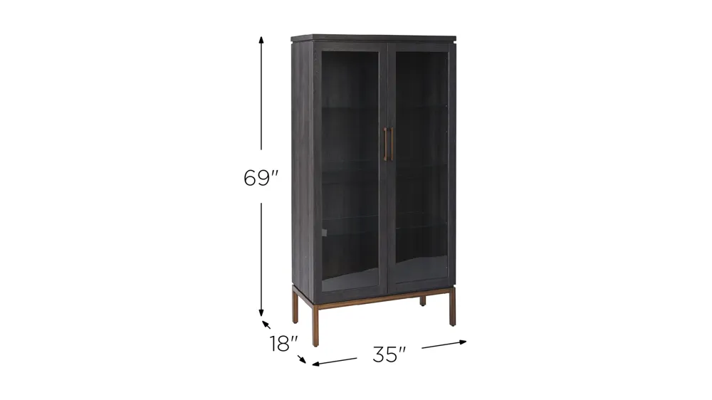 Lucius Display Cabinet Dimensions