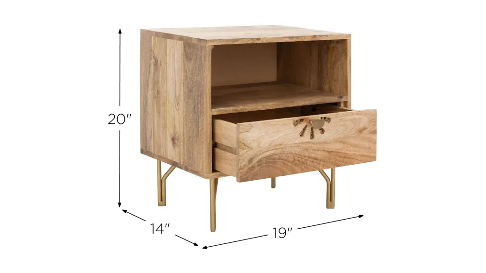 Kira Nightstand Dimensions