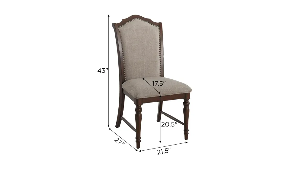 Winchester Side Chair Dimensions