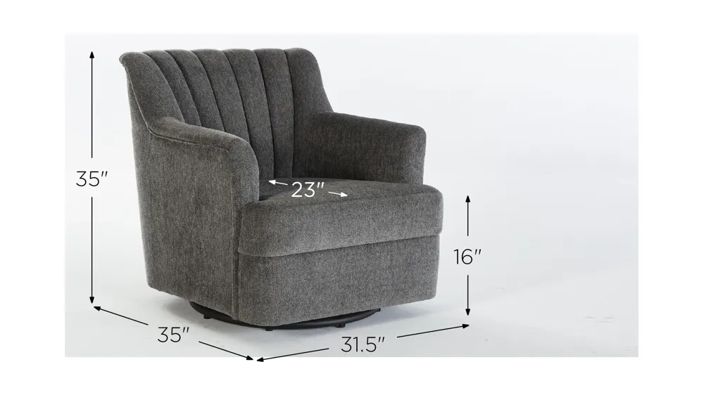 Urbane Swivel Chair Dimensions
