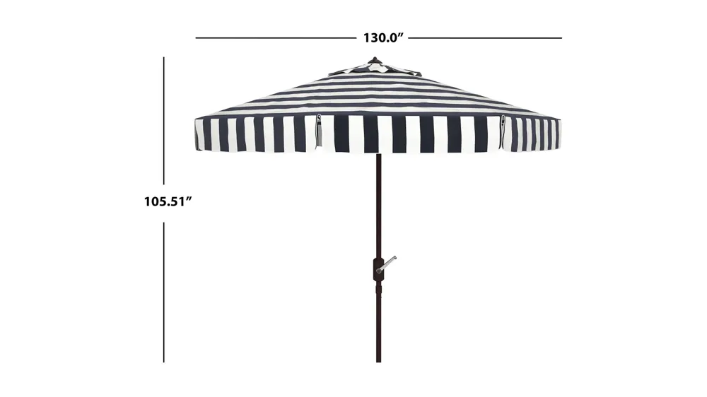 Torin Outdoor 11 ft Round Umbrella Dimensions