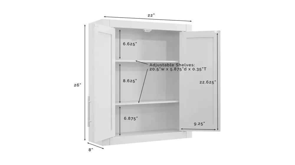 Savannah Wall Cabinet Dimensions