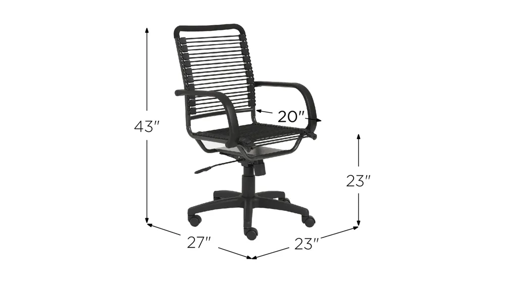 Bungie High Back Office Chair Dimensions