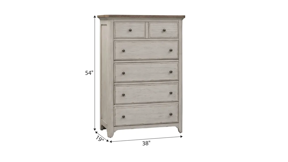Farmhouse Reimagined Bedroom Chest Dimensions