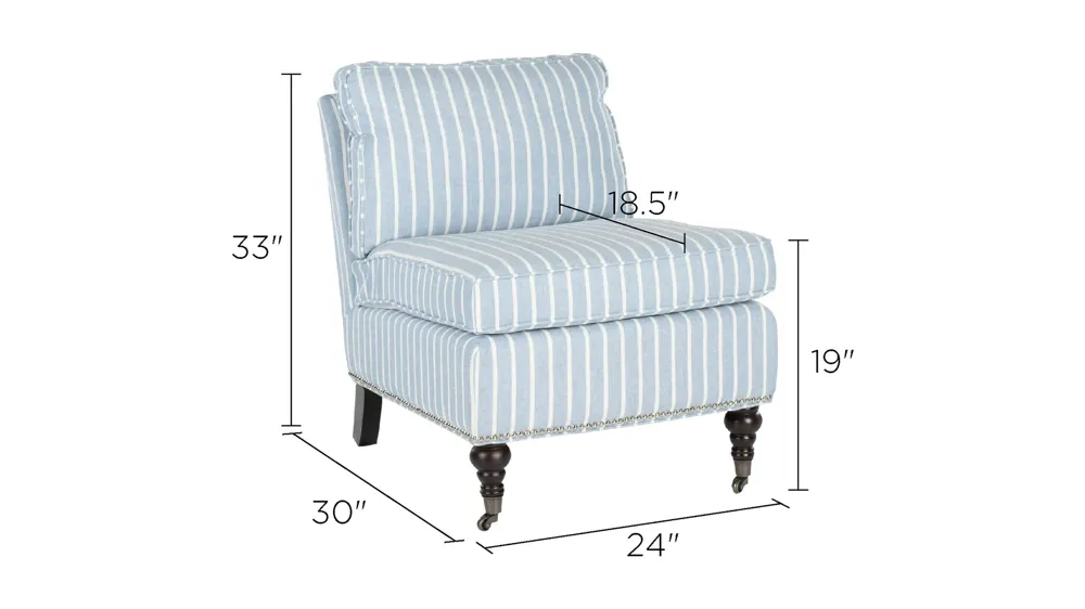 Wayne Slipper Chair Dimensions