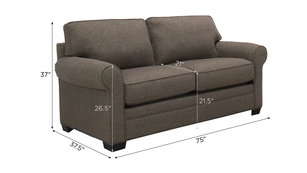 Wellsley Loveseat Dimensions