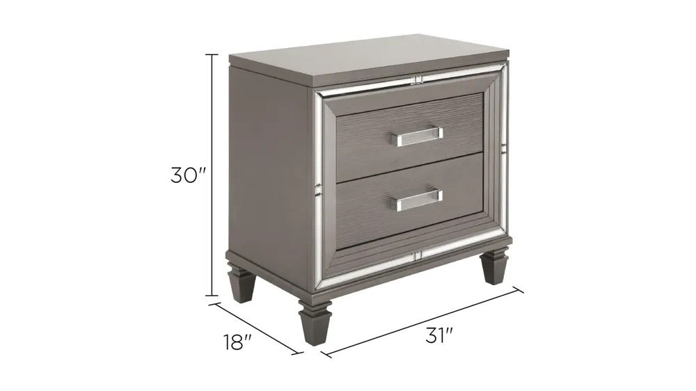 Selena Nightstand Dimensions