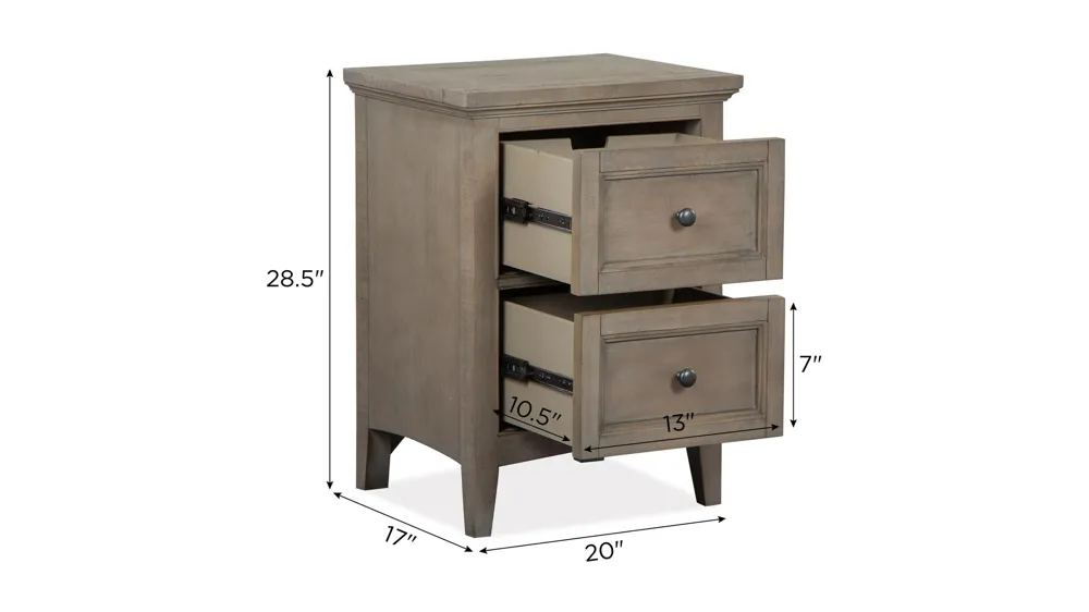 Ivy Ridge Small Nightstand Dimensions