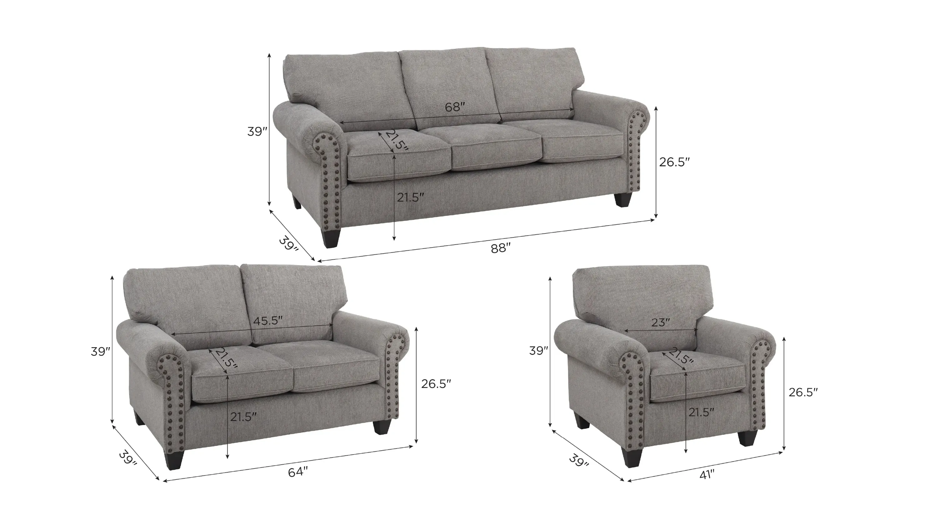 Crandall Living Room Set | Raymour & Flanigan