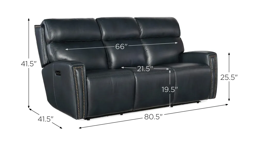 Ruthe ZeroG Power Sofa Dimensions