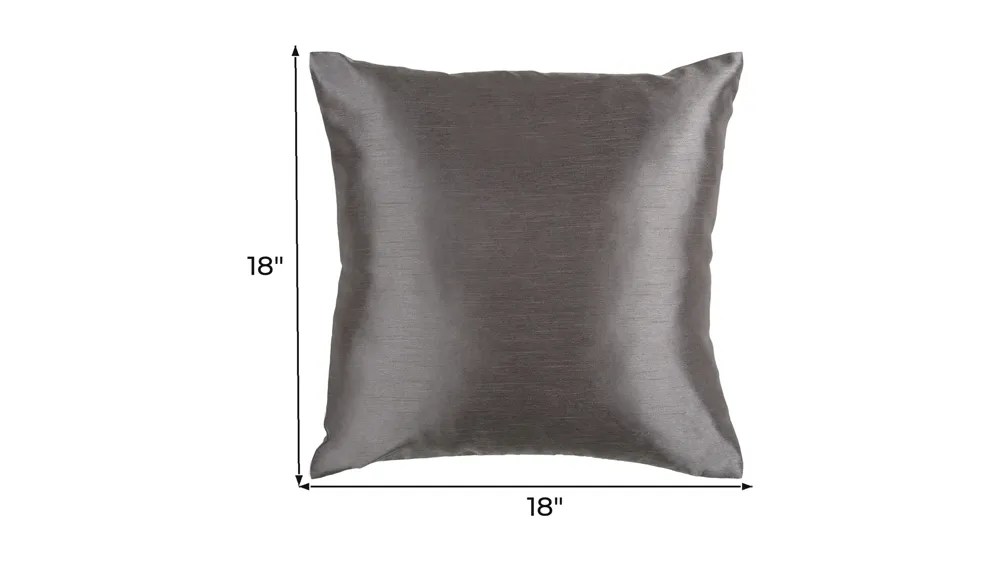 Solid Luxe 18" Throw Pillow Dimensions