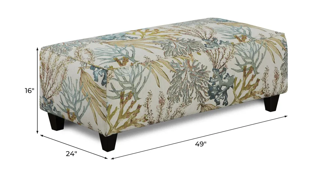 McKinley Cocktail Ottoman Dimensions