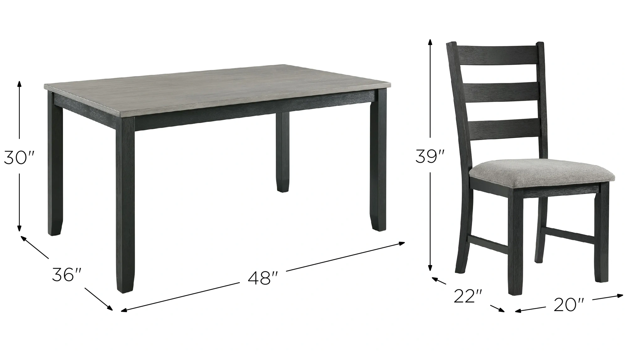 Martin 5 piece dining set outlet